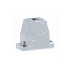 Capot 16B, Aluminium moulé sous pression, acier inoxydable, IP68/IP69K, Sortie verticale, M40